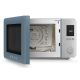 2. Smeg MOC02SBMEU Mikrowelle, blau, Kombi-Mikrowelle für die Arbeitsplatte, 27 l, 900 W