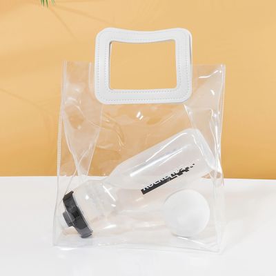 3. Rockbros 750 ml Fahrradflasche – Transparent mit schwarzem Mundstück