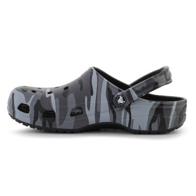 5. CROCS CLASSIC CAMOUFLAGE CLOG SCHWARZ/SCHIEFERGRAU 211936-0DD