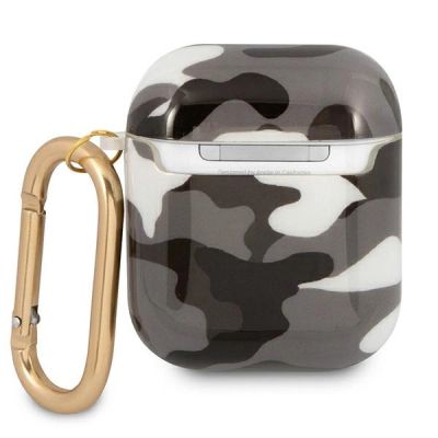 3. Guess GUA2UCAMG AirPods Cover Black/Black Camo Collection