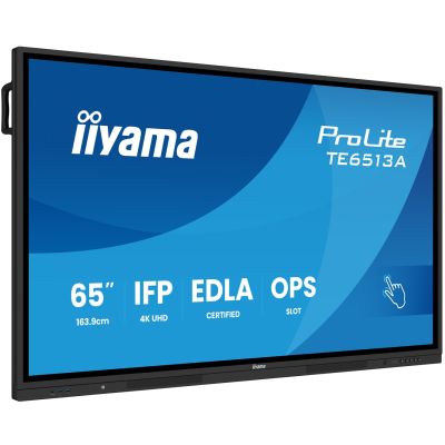 Iiyama TE6513A-B1AG 65-Zoll-UHD-IR-40-Punkt-Touchscreen-Monitor