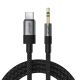 Acefast J11 USB-C auf 3,5-mm-Miniklinkenkabel 1 m – Schwarz