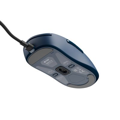 4. Gaming-Maus Fury Tanto T4, 12000 DPI, RGB, dunkelblau, kabelgebunden