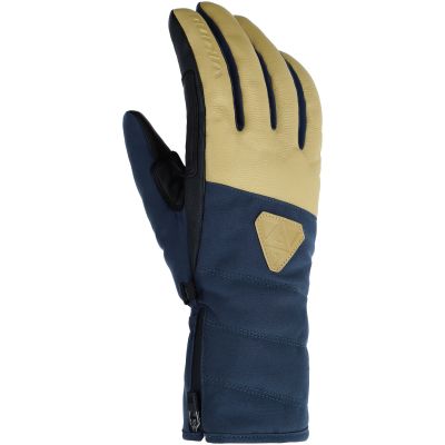 2. VIKING Norvika Pro Ski Lady Damen-Skihandschuhe, marineblau mit beigefarbenem Leder