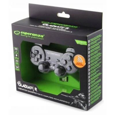 10. Esperanza EGG108K Wireless Gamepad (PC, PS3; schwarz)