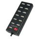 2. LogiLink UA0126 USB 2.0 Hubs und Konzentratoren 480 Mbit/s Schwarz