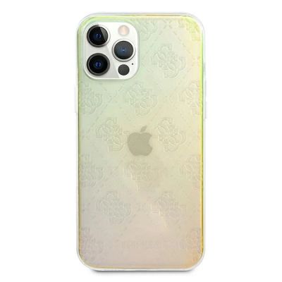 3. Guess GUHCP12M3D4GIRBL iPhone 12/12 Pro 6,1" schillernde/schillernde Hardcase 4G 3D-Musterkollektion