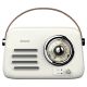 3. SAVIO Tragbares Radio Weiß RS-02