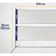 6. BEST SPORTING 4-IN-1 VERSTELLBARES BADMINTON-, TENNIS- UND VOLLEYBALL-SET