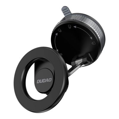 3. Dudao F24X MagSafe-kompatible Autohalterung mit Saugnapf – Schwarz