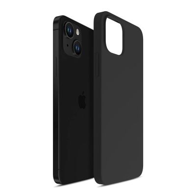 12. iPhone 14 Plus 3mk Silikonhülle Serie – Schwarz