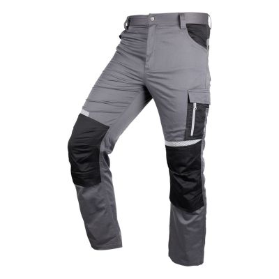 Mix&Match Arbeitshose, Grau und Schwarz, Größe XL
