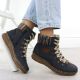5. Marineblaue Damen-Ankle-Boots Rieker 73343-15