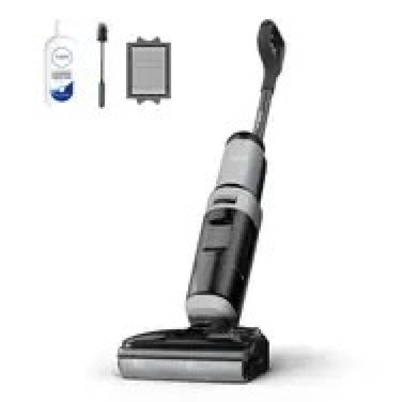 11. Tineco FloorOne i5 Stretch PLUS Akku-Staubsauger, Nass- und Trockensauger, beutellos, Grau, 2,5 Ah