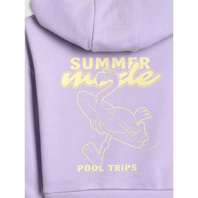 10. Lockerer Mädchen-Sweatshirt mit Kapuze 4F 4FJRSS26TSWSF2936-52S