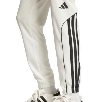 8. Herren adidas 3-Streifen Trainingsanzug weiß und schwarz JX5527