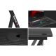 8. Huzaro Hero 1.4 Schwarzer Gaming-Schreibtisch