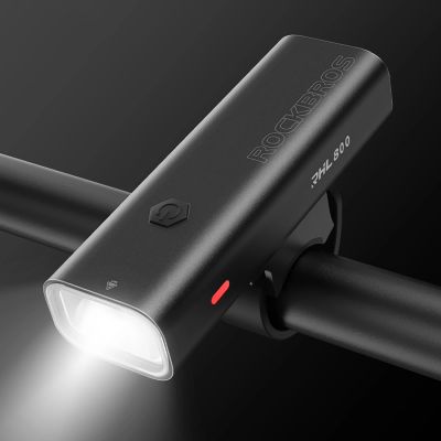 3. Rockbros 24710012001 Fahrrad-Frontlicht 800 lm + USB-C - USB-A-Kabel - Schwarz