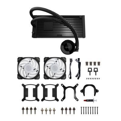 5. In Win IW-LC-MR24 Computer-Kühlsystem Prozessor-Flüssigkeitskühlungs-Kit 12cm Schwarz