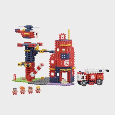 4. Marioinex Mini-Waffelbausteine – Stadt: Feuerwehrwache, 280 Teile