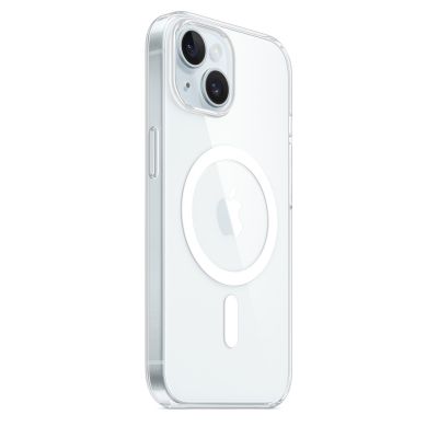 6. Apple - Rückseite für Mobiltelefone - MagSafe-kompatibel - Polycarbonat - Transparent - für iPhone 15 (MXRK3ZM/A)