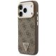 2. Guess 4G PU Triangle Logo & Stand Camera MagSafe Hülle für iPhone 18 Pro Max / 17 Pro Max – braun