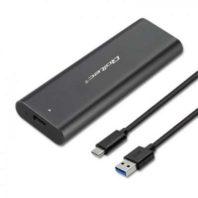2. QOLTEC M.2 SATA SSD-Gehäuse | NVMe | USB Typ C