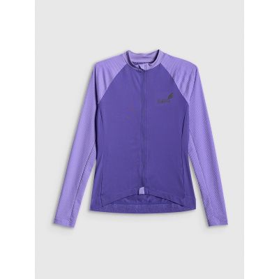 10. Damen-Rad-Langarmshirt mit UPF50+-Filter 4F 4FRSS26TFLOF650-51S