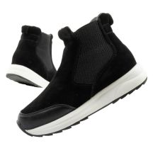 Scholl Beverly Bootie Damen Lederstiefeletten Schwarz