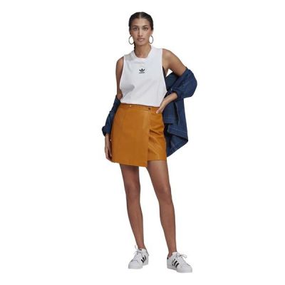 3. Damen adidas Originals TANK Baumwoll-Tanktop mit Trägern, weiß (GN2888)