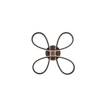 LED-Deckenleuchte FLY 40 cm 3000 K Mattschwarz