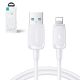 3. Joyroom Multi-Color Series A14 Lightning / USB-A 2,4A 1,2 m Kabel - Weiß