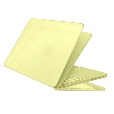 4. Tech-Protect Softshell-Schutzhülle für MacBook Neo 13 2026 – mattes Gelb