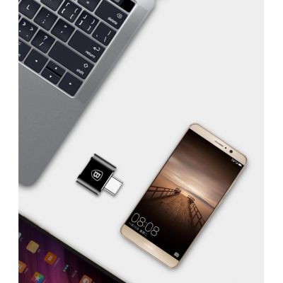 11. Baseus Mini USB-A auf USB-C OTG Adapter - Schwarz