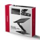 8. Axagon STND-LRB Laptop-Ständer, 360° drehbar, Doppelgelenk, Extenderbar Notebook- und Tablet-Ständer Schwarz 43,9 cm (17,3")