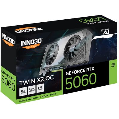 2. INNO3D GeForce RTX 5060 Twin X2 OC NVIDIA 8 GB GDDR7