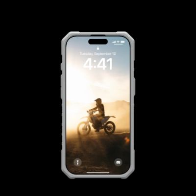 2. UAG Pathfinder Clear Magsafe Hülle für iPhone 16 Pro, kompatibel mit MagSafe – Grün