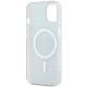 7. DKNY IML Mono & Stripe MagSafe Hülle für iPhone 15/14/13 – Schwarz