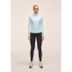 4. CASALL Damen Serene Langarmshirt mit halbem Reißverschluss, Blau