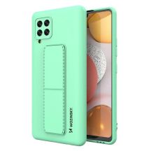Wozinsky Kickstand Case Silikonhülle mit Ständer für Samsung Galaxy A42 5G Minze