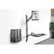 30. Einzelner, wandmontierter Monitorarm mit LCD-Bildschirm und Tastatur, max. 32 Zoll, max. 8 kg, neig- und schwenkbar