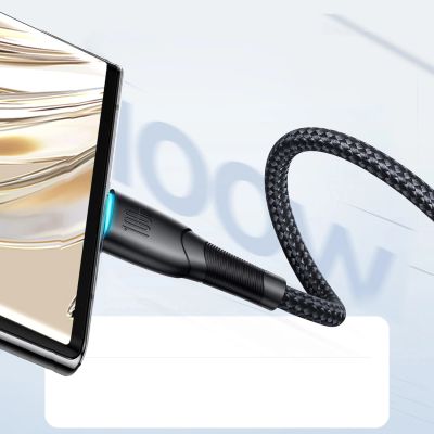 8. Joyroom Starry Serie SA32-AC6 100W USB-A / USB-C Kabel 1m - schwarz