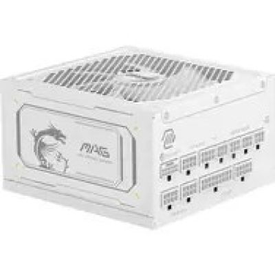 10. MSI MAG A1000GL PCIE5 Netzteilmodul, weiß, 1000 W, 24-polig, ATX, Weiß