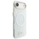 5. Guess IML Gradient Script Metal MagSafe Hülle für iPhone Air - Weiß