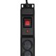 3. Activejet COMBO Überspannungsschutz/12 gn/3 m/cz (12 x UTE; 10 A (2500 W); 3 m; schwarz)