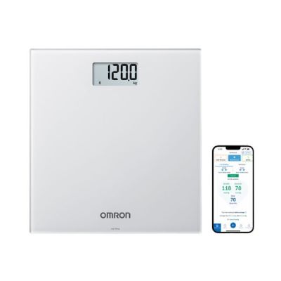 7. Omron HN-300T2-EGY Intelli IT Badezimmerwaage Weiß