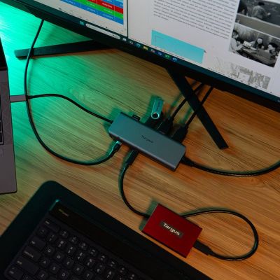 9. Targus DOCK427GL kabelgebundene Dockingstation USB 3.2 Gen 2 (3.1 Gen 2) Type-C, Grau