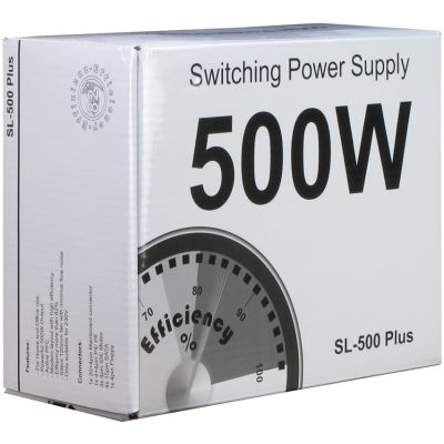 6. Inter-Tech SL-500 Plus Netzteilmodul 500 W 20+4-polig ATX Silber