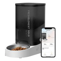PETKIT 1 Futter-/Wasserspender für Hunde oder Katzen, Acrylnitril-Butadien-Styrol-Copolymer (ABS), Grau, Universal, automatischer Futterspender für Haustiere