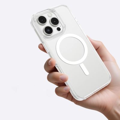 5. AmazingThing Minimal Mag Case mit Magnetring für iPhone 16 Pro - Transparent